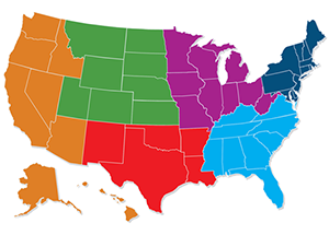 NASFAA Regional Map