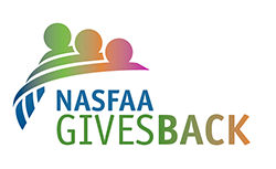 NASFAA Gives Back Logo