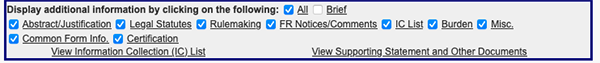 ICR Dashboard Select All Options