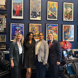 Group photo in Louisiana Rep's office