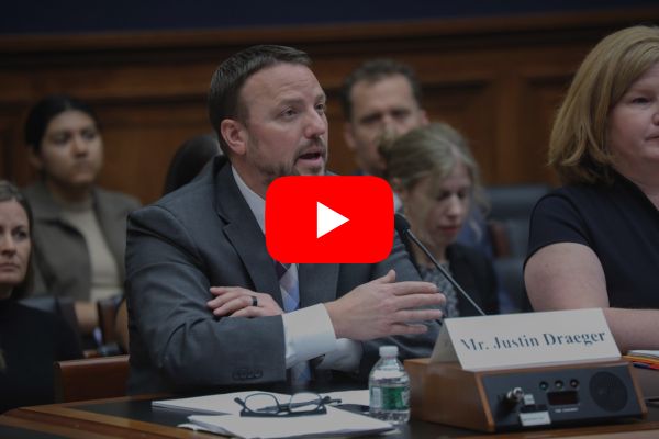 Justin testifies at House subcomittee hearing