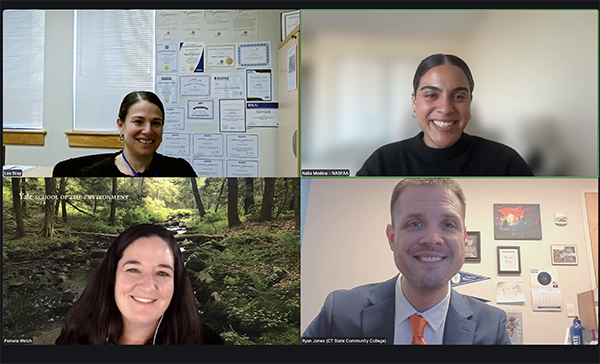 Virtual advocacy pipeline participants