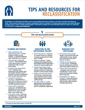 Reclassification Tips