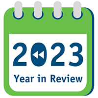 2023 Year in Review calendar icon