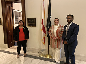 Christopher and colleagues on Capitol Hill