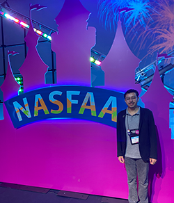 Cristian at the NASFAA 2025 National Conference