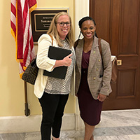 Jessica Flogaites and Rep. Summer Lee