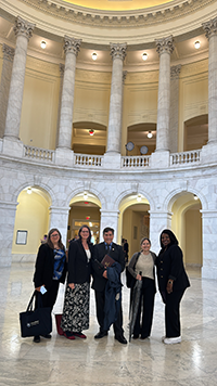 Group photo inside the Capitol building