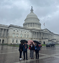 Group photo outside the Capitol building